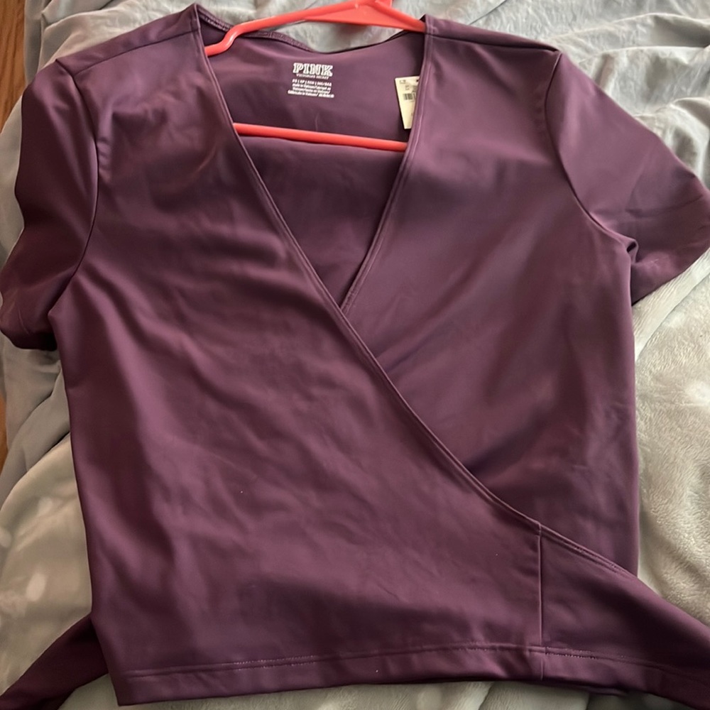 Brand new purple cross tie.